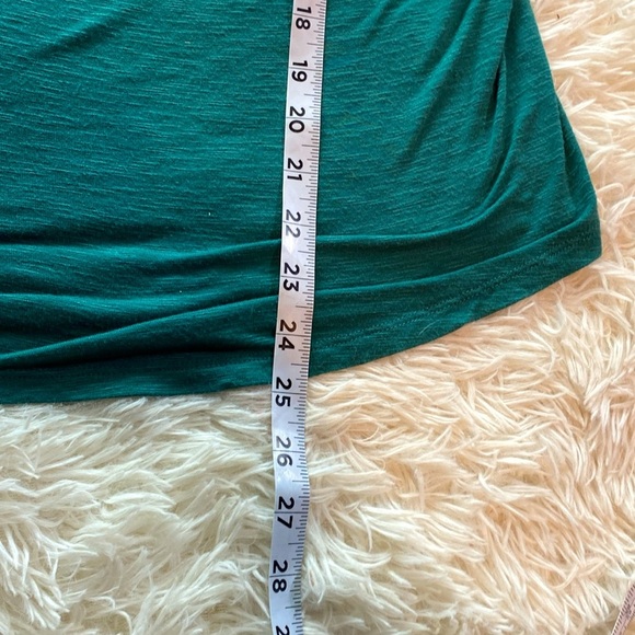 HALOGEN GREEN DRAPE NECK SLEEVELESS TANK TOP PLEATED Sz S GUC - Picture 8 of 10